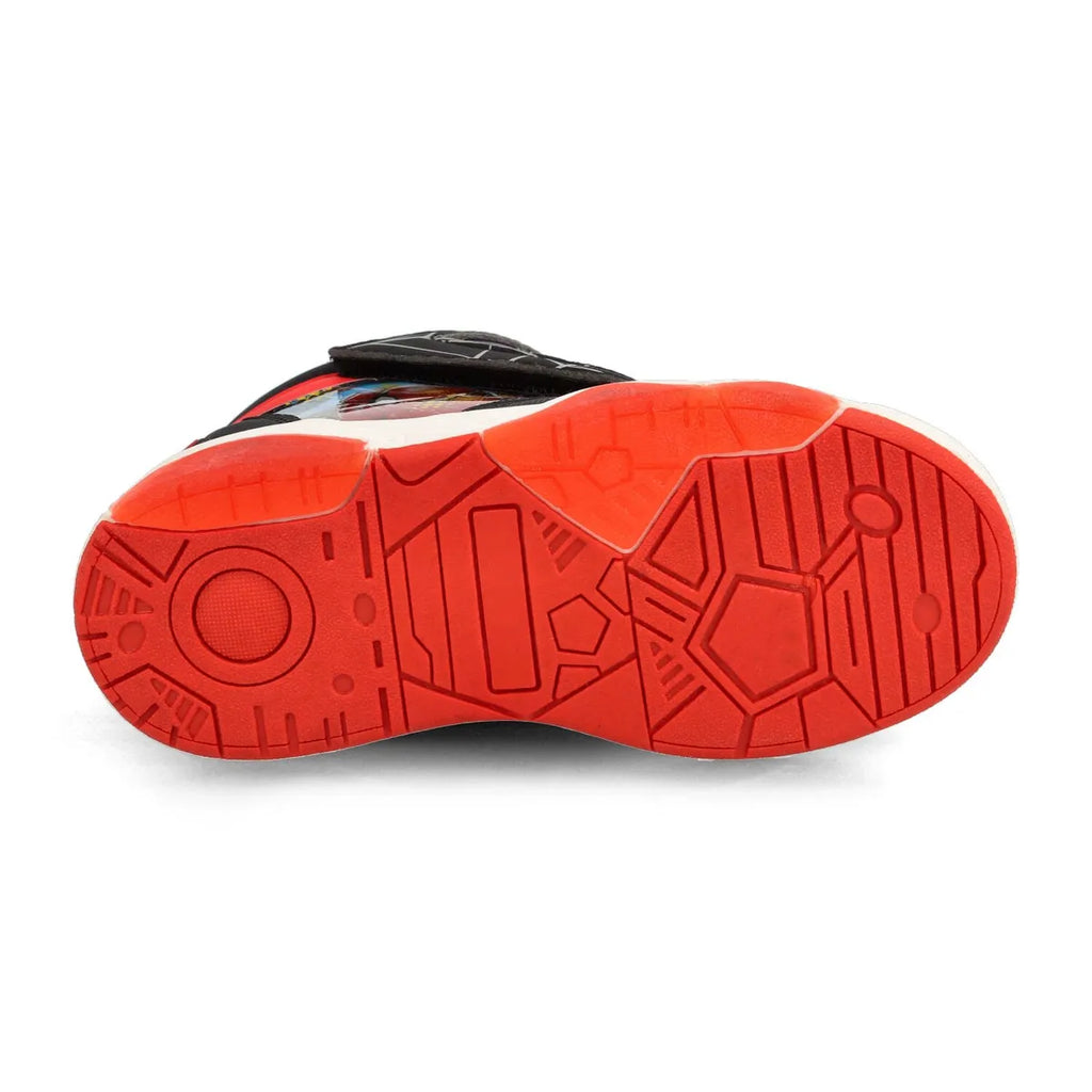Zapatilla Niño Bubble gummers SpiderMan Negro-Rojo