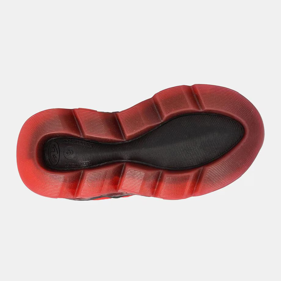 Zapatillas Infantiles Bubblegummers Spider-Man 3 con Luces Negro/Rojo