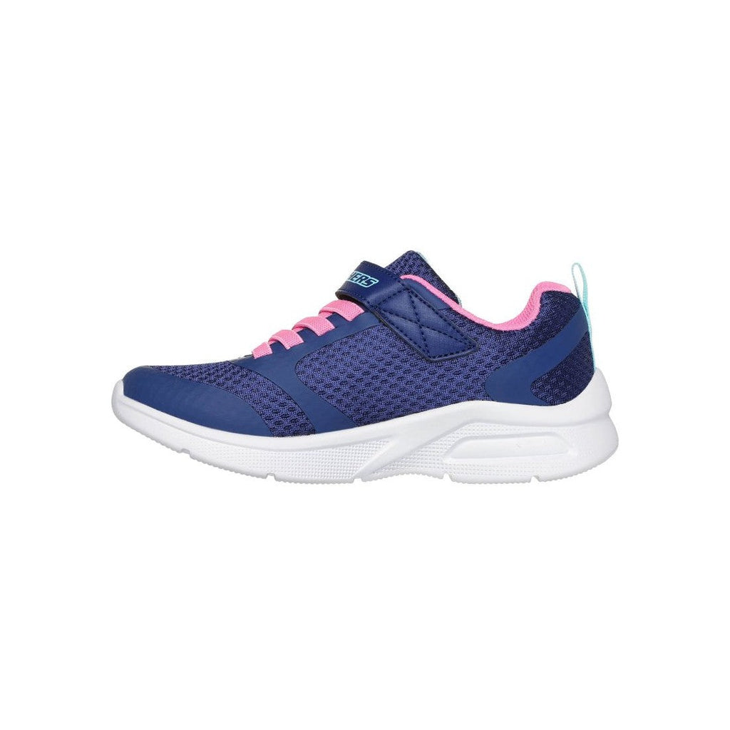 Zapatillas Infantiles Skechers Microspec Max Racer Azul y Rosado