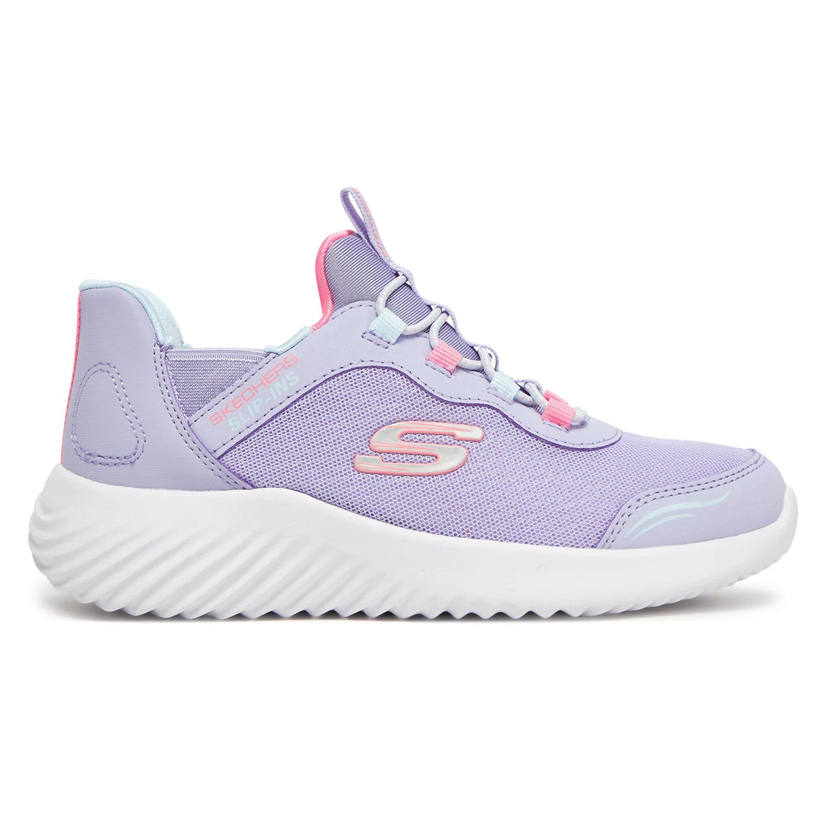 Zapatillas Infantiles Skechers Bounder Simple Cute Slip-ins Violeta