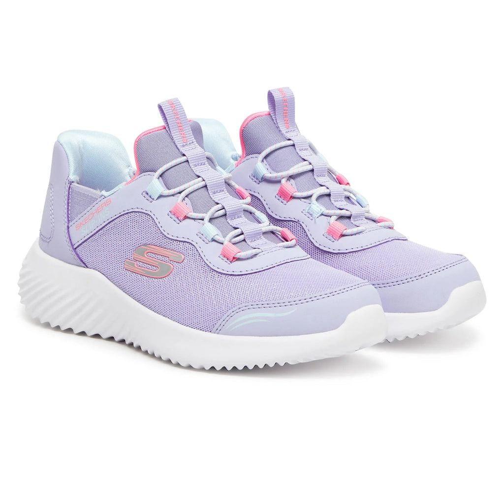 Zapatillas Infantiles Skechers Bounder Simple Cute Slip-ins Violeta