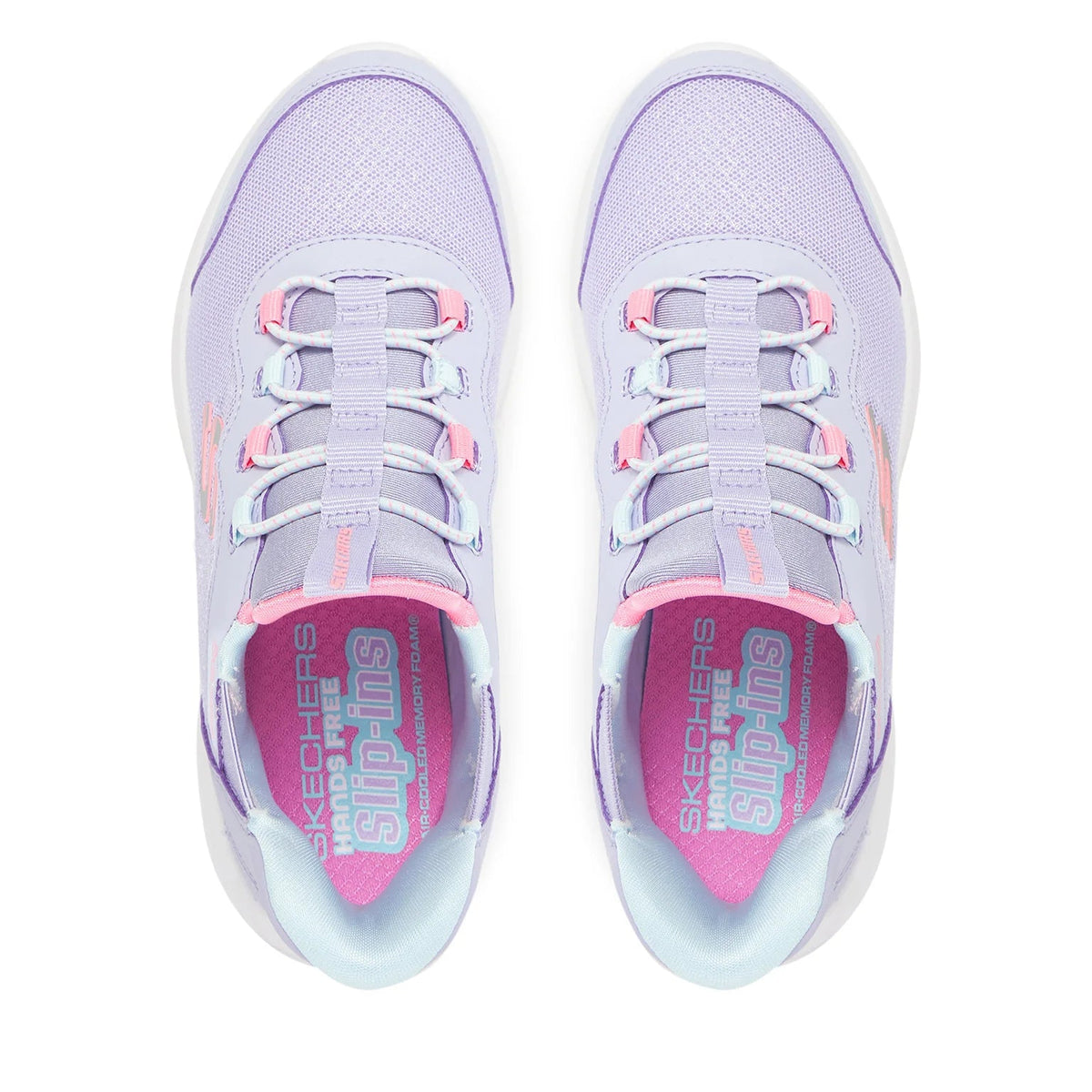 Zapatillas Infantiles Skechers Bounder Simple Cute Slip-ins Violeta