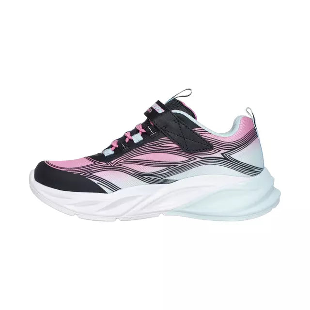 Zapatillas Infantiles Skechers Cosmic Glow con Luces Rosado/Negro