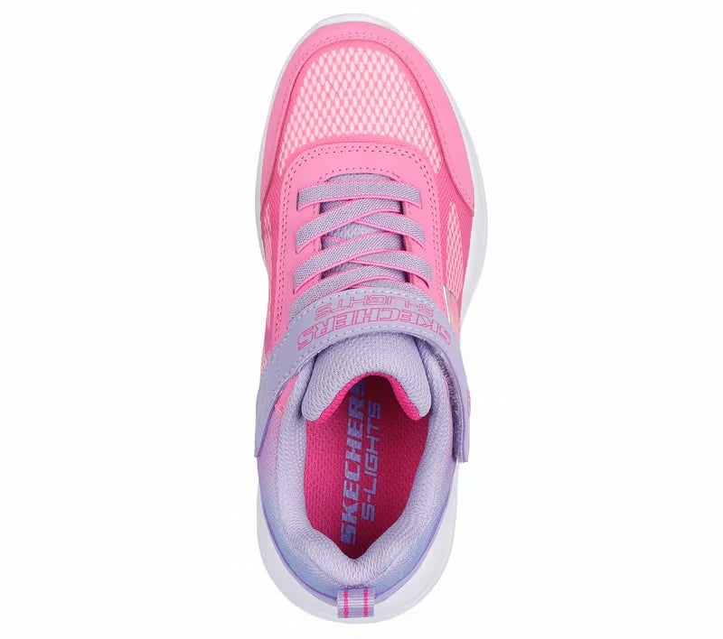 Zapatillas Infantiles Skechers Sola Glow con Luces Lila/Rosado