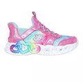 Zapatillas Infantiles Skechers Slip-ins Heart Lights Infinite con Luces Rosado/Multicolor