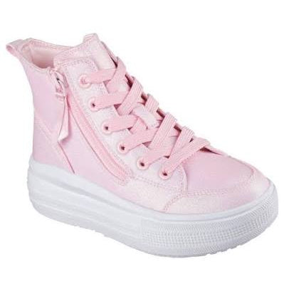 Zapatillas Infantiles Skechers Hyperlift Caña Alta Rosado Claro