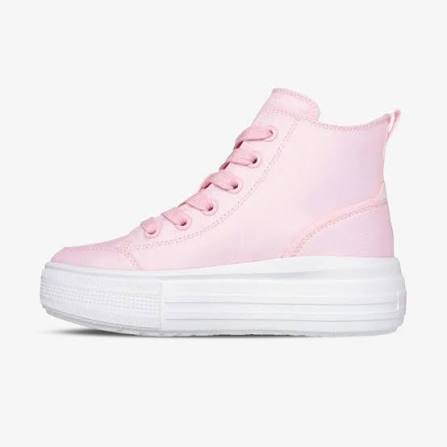 Zapatillas Infantiles Skechers Hyperlift Caña Alta Rosado Claro