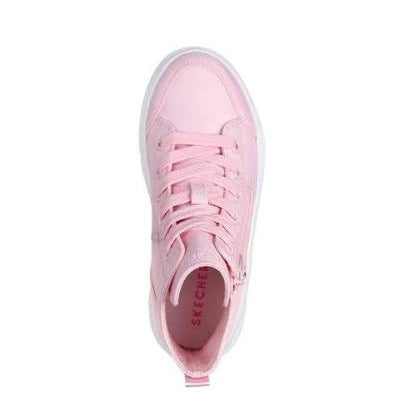 Zapatillas Infantiles Skechers Hyperlift Caña Alta Rosado Claro