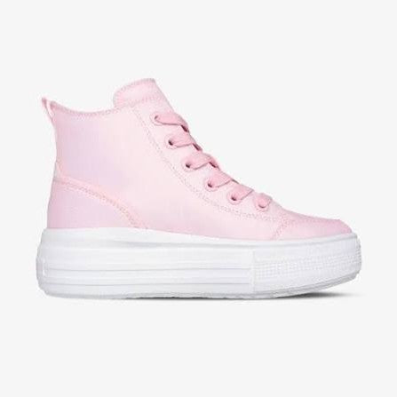 Zapatillas Infantiles Skechers Hyperlift Caña Alta Rosado Claro