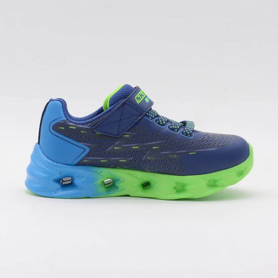 Zapatillas Infantiles Skechers S-Lights Vortex 2.0 Quantroid con Luces Azul