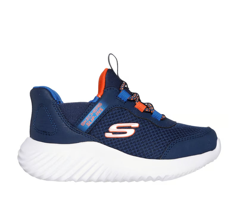Zapatillas Infantiles Skechers Slip-ins Bounder Brisk-Burst Azul Marino