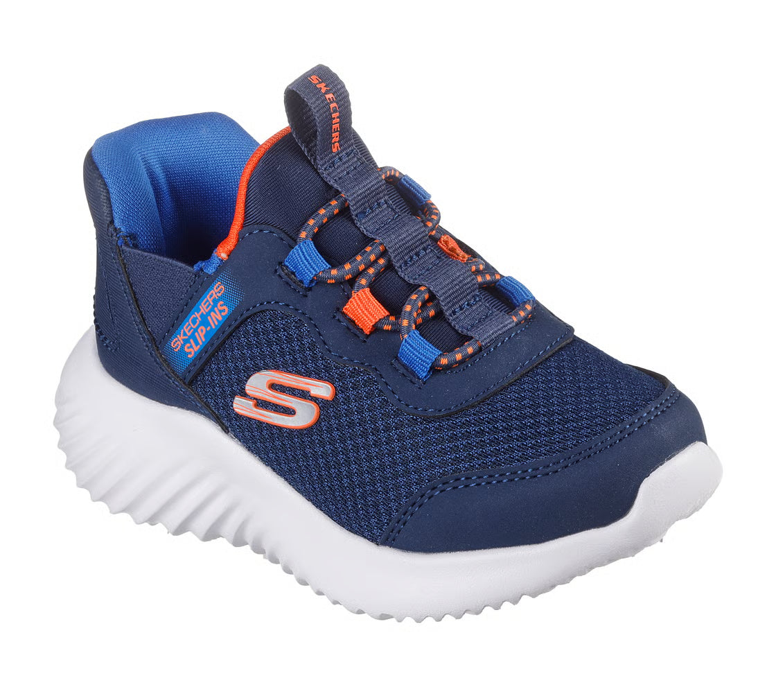 Zapatillas Infantiles Skechers Slip-ins Bounder Brisk-Burst Azul Marino